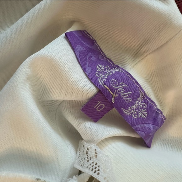 Jolie Summer Floral Dress with Ribbon Sash Size 10 - Picture 11 of 11